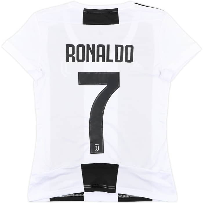 2018-19 Juventus Home Shirt Ronaldo #7 - 9/10 - (Women's S)