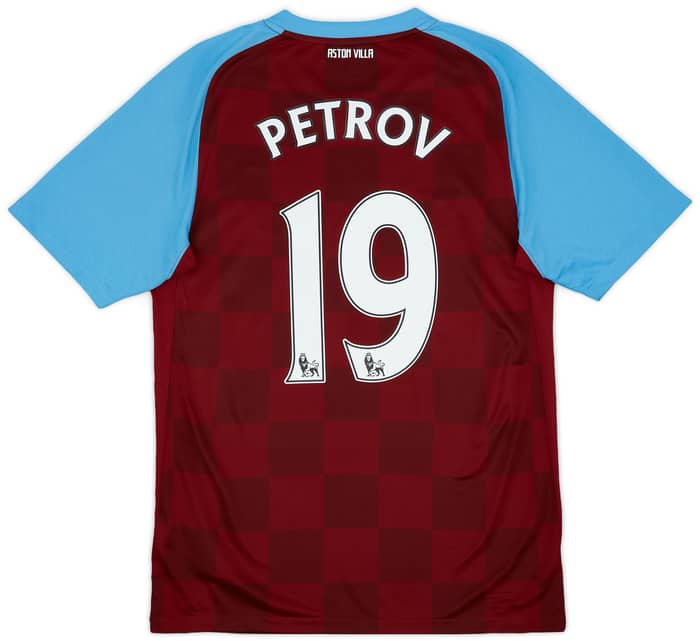2011-12 Aston Villa Home Shirt Petrov #19 - 9/10 - (S)
