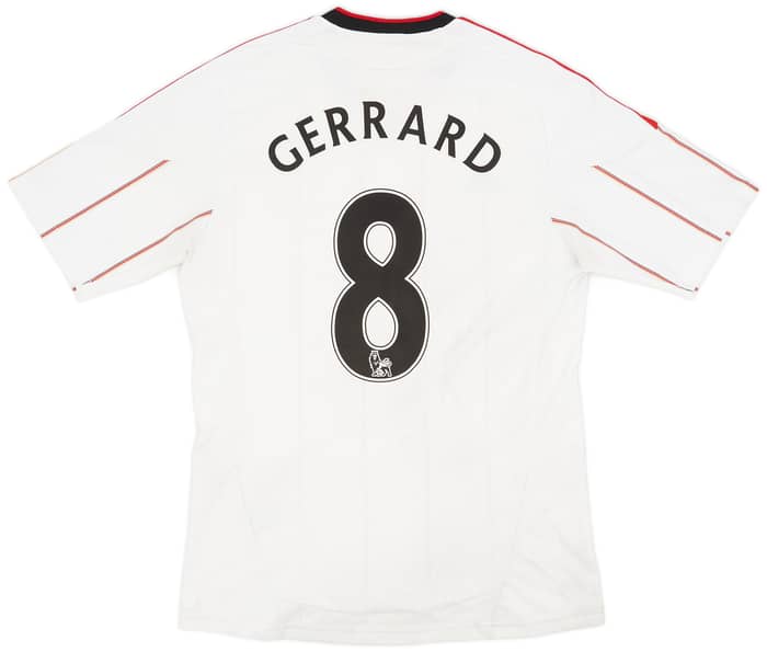 2010-11 Liverpool Away Shirt Gerrard #8 - 5/10 - (S)