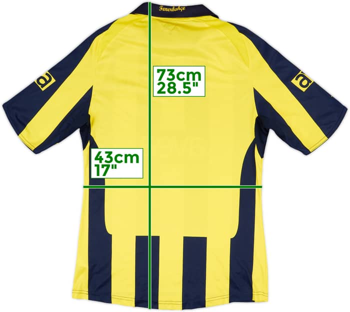 2008-09 Fenerbahce Home Shirt - 8/10 - (S)