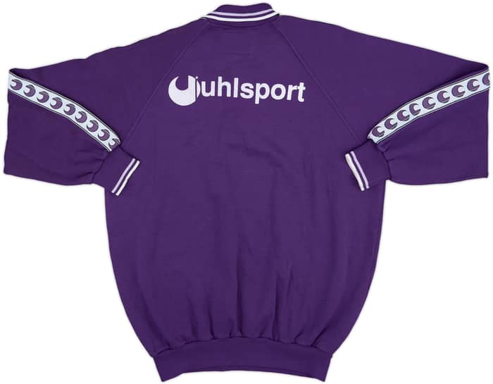 1993-94 Fiorentina Uhlsport Polo L/S Shirt - 7/10 - (XXL)