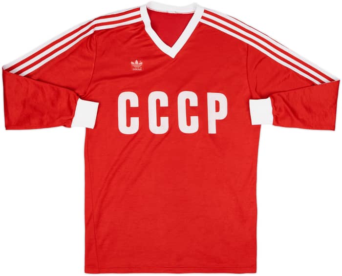 1982-84 Soviet Union Home L/S Shirt - 8/10 - (L)
