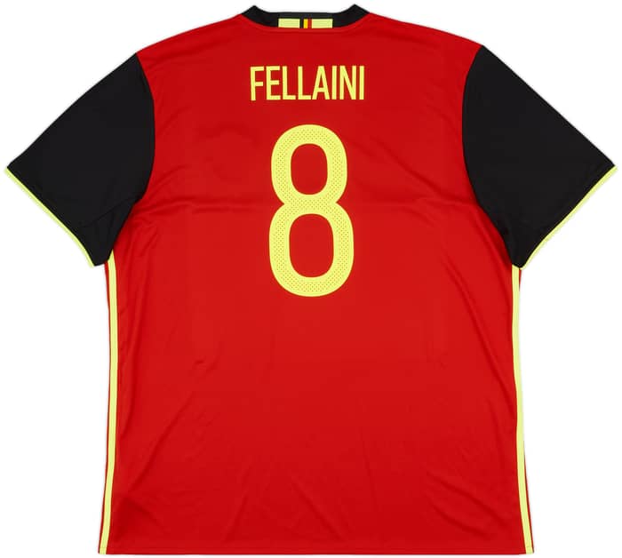 2016-17 Belgium Home Shirt Fellaini #8 - 9/10 - (XXL)