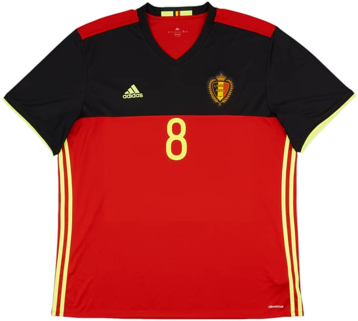 2016-17 Belgium Home Shirt Fellaini #8 - 9/10 - (XXL)