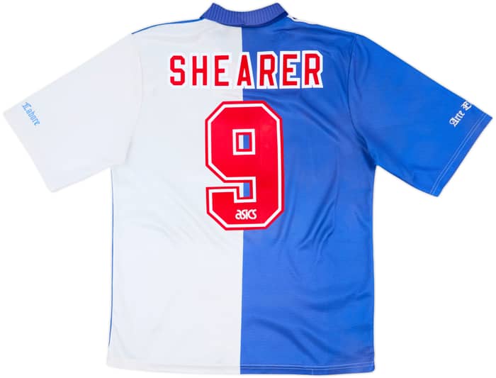 1994-95 Blackburn Home Shirt Shearer #9 - 7/10 - (L)