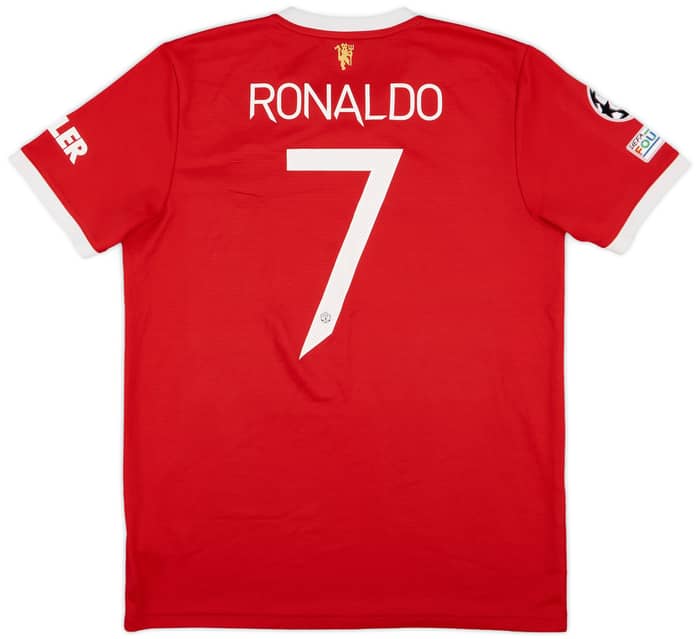 2021-22 Manchester United Home Shirt Ronaldo #7 - 8/10 - (L)