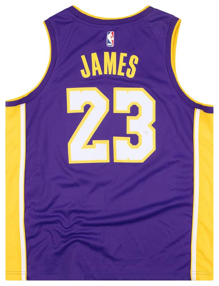 2017-18 LA Lakers James #23 Nike Swingman Jersey (Alternate) XL