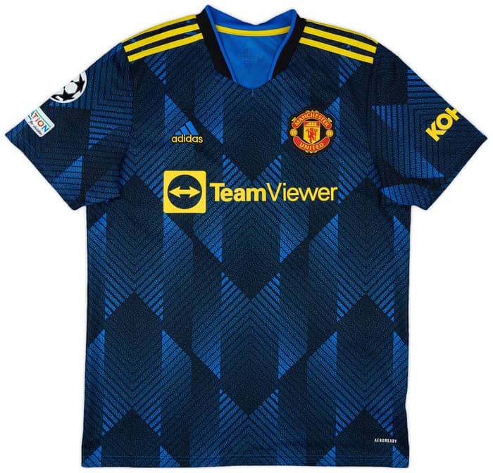 2021-22 Manchester United Third Shirt Sancho #25 - 7/10 - (L)