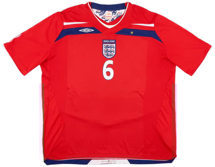 2008-10 England Away Shirt Terry #6 - 8/10 - (XXL)