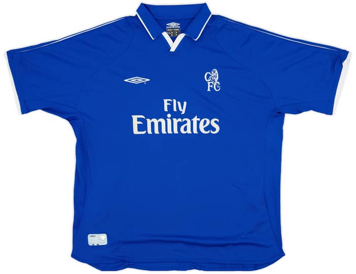 2001-03 Chelsea Home Shirt Zenden #11 - 8/10 - (XXL)