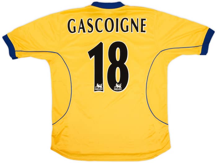 2000-01 Everton Away Shirt Gascoigne #18 - 9/10 - (L)