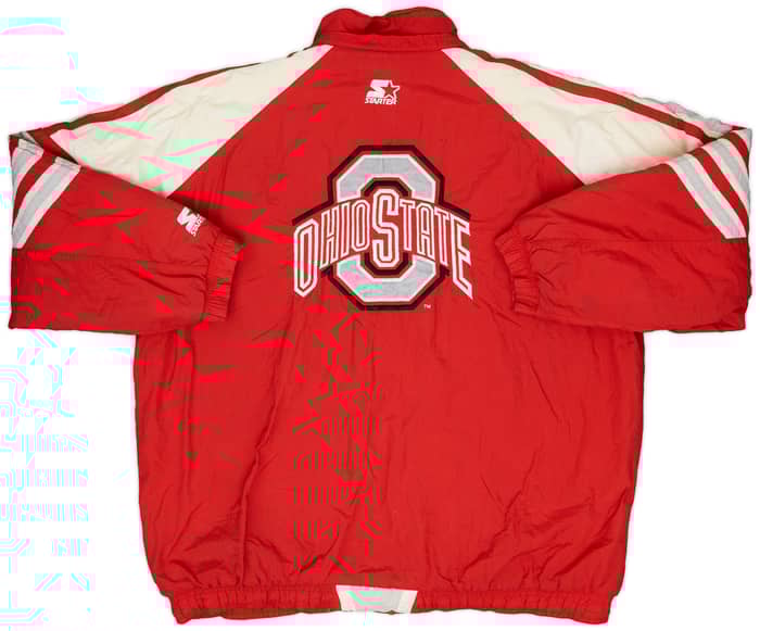 1990s Ohio State Buckeyes Starter Rain Coat - 6/10 - (XXL)