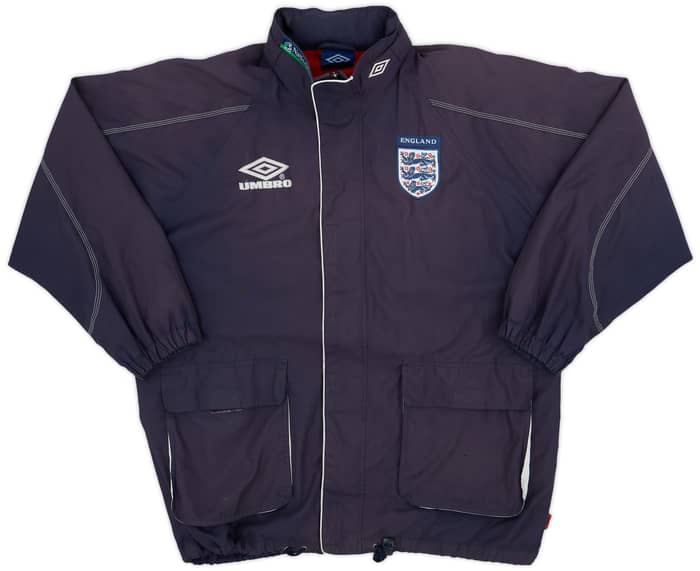 1998-00 England Umbro Hooded Rain Jacket - 6/10 - (L)