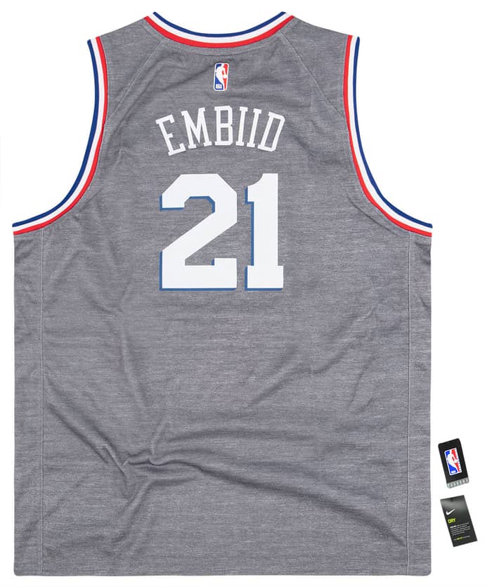 2018-19 Philadelphia 76ers Embiid #21 Nike Swingman Jersey (Alternate) Y - W/Tags