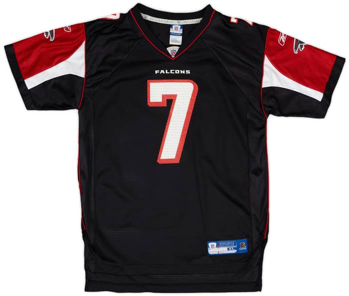 2005-06 Atlanta Falcons Vick #7 Reebok On Field Alternate Jersey - 8/10 - (XL.Boys)
