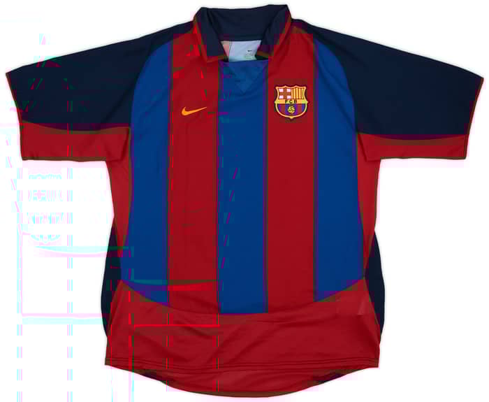 2003-04 Barcelona Home Shirt Luis Enrique #21 - 6/10 - (L)