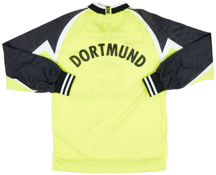 1995-96 Borussia Dortmund Home L/S Shirt - 9/10 - (XS)