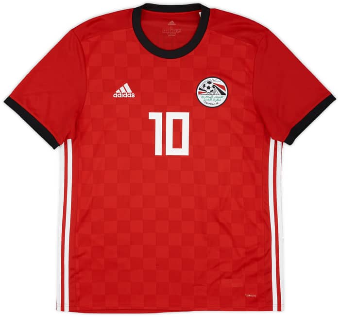2018-19 Egypt Home Shirt Salah #10 - 9/10 - (L)