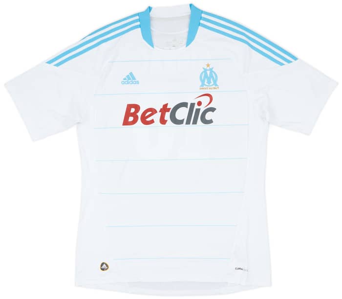 2010-11 Olympique Marseille Home Shirt Gignac #10 - 8/10 - (L)