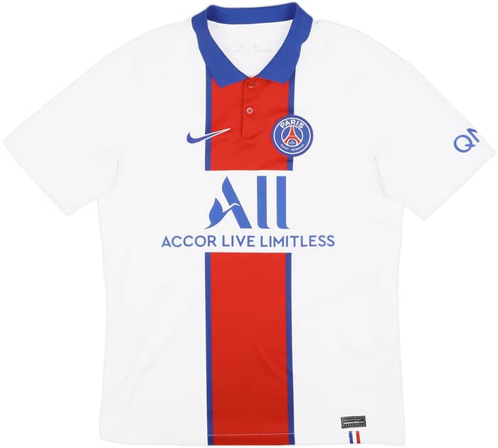 2020-21 Paris Saint-Germain Away Shirt - 7/10 - (M)