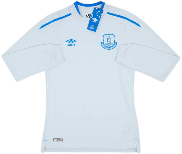 2017-18 Everton Away L/S Shirt (S)