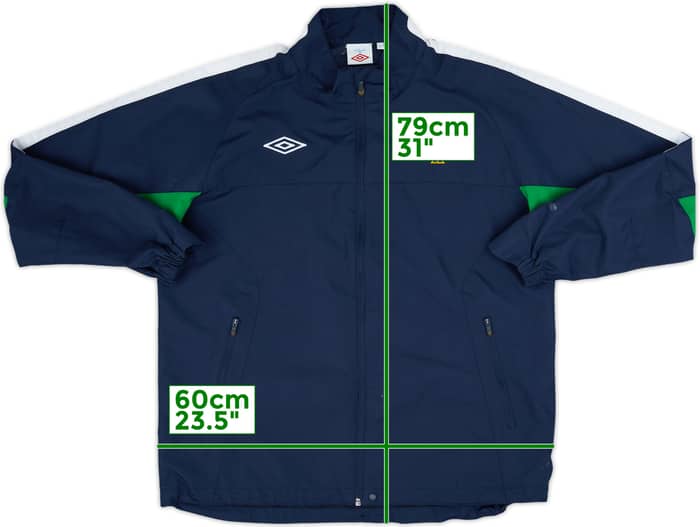 2008-10 Northern Ireland Umbro Track Jacket - 8/10 - (L)