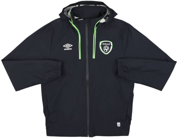 2016-17 Ireland Umbro Hooded Rain Jacket - 7/10 - (M)