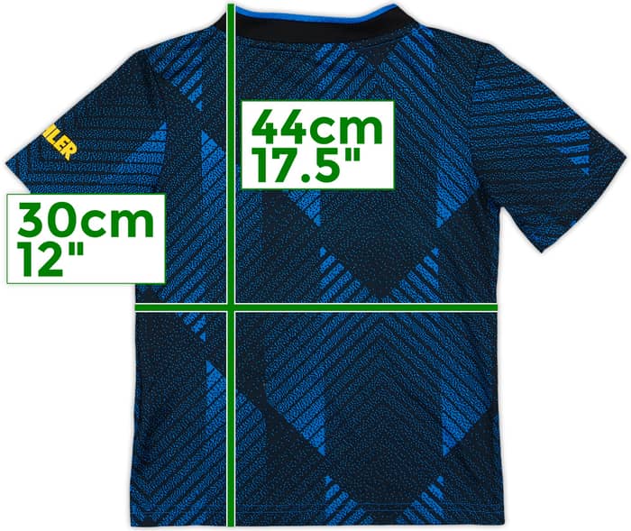 2021-22 Manchester United Third Shirt - 10/10 - (4-5 Years)