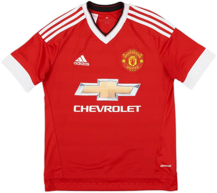 2015-16 Manchester United Home Shirt - 7/10 - (L.Boys)