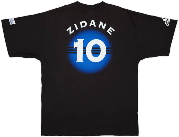 1998 France 98 adidas Graphic Tee Zidane #10 - 8/10 - (XL)
