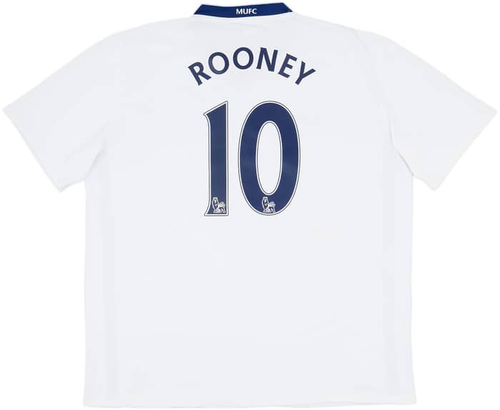 2008-10 Manchester United Away Shirt Rooney #10 - 9/10 - (XXL)