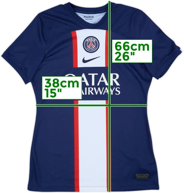 2022-23 Paris Saint-Germain Home Shirt - 7/10 - (Women's S)