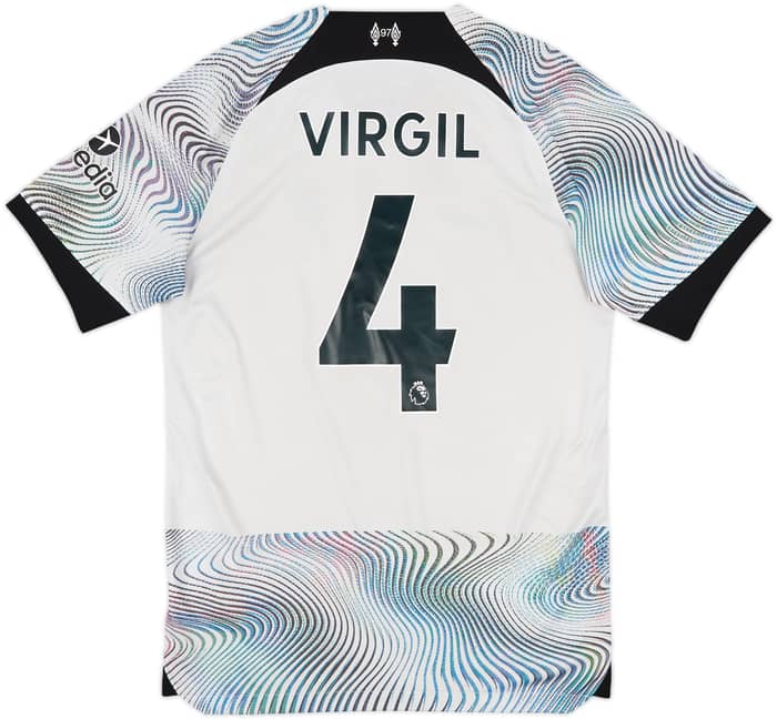 2022-23 Liverpool Away Shirt Virgil #4 - 6/10 - (S)