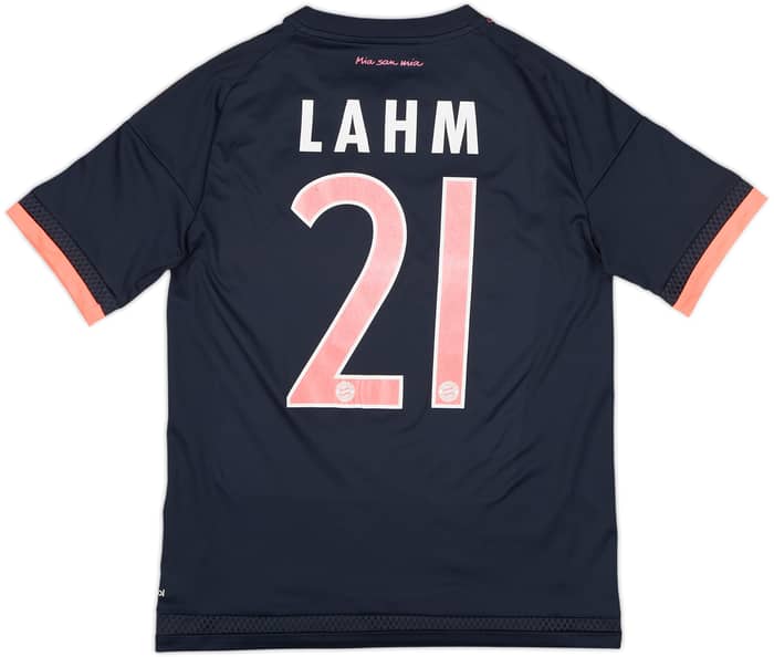 2015-16 Bayern Munich Third Shirt Lahm #21 - 7/10 - (XL.Boys)
