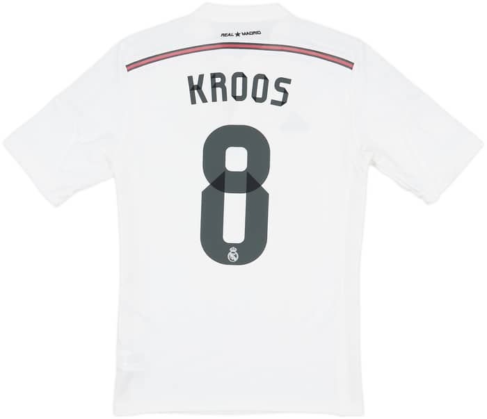 2014-15 Real Madrid Home Shirt Kroos #8 - 6/10 - (S)