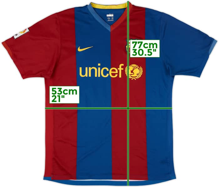 2006-07 Barcelona Home Shirt Ronaldinho #10 - 8/10 - (L) 2006-07 Barcelona Home Shirt Ronaldinho #10 - 8/10 - (L)