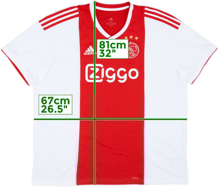 2018-19 Ajax Home Shirt - 10/10 - (XXL)
