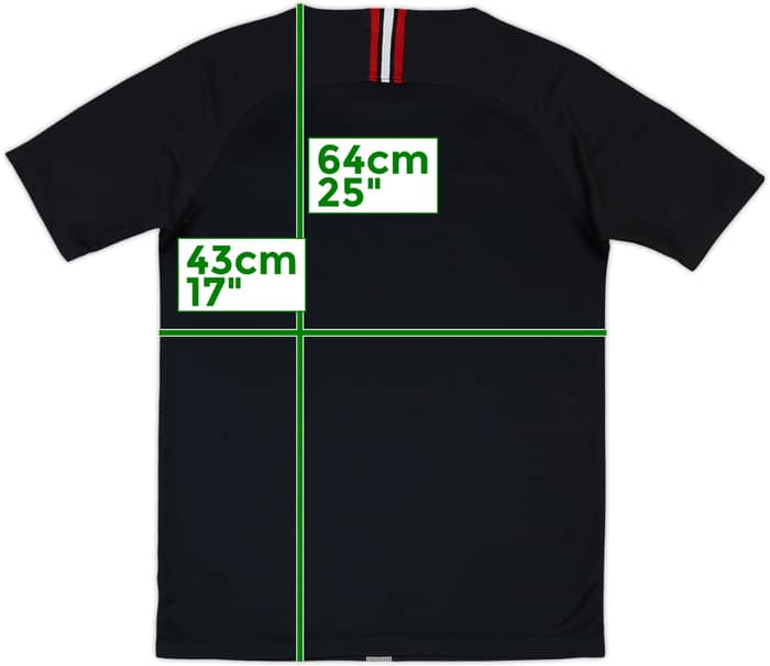 2018-19 Paris Saint-Germain Third/Home Shirt - 9/10 - (XL.Boys)
