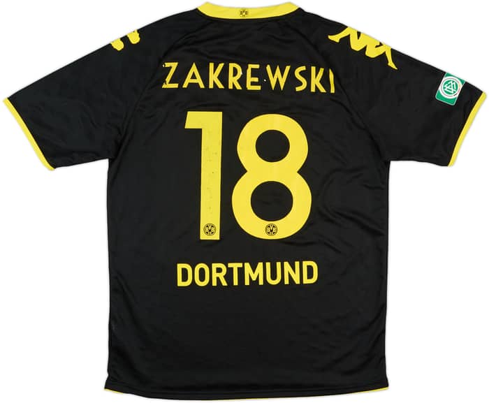 2010-11 Dortmund II Match Issue Away Shirt Zakrewski #18