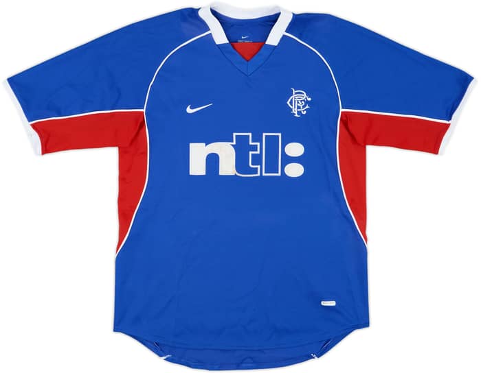 2001-02 Rangers Home Shirt - 6/10 - (S)