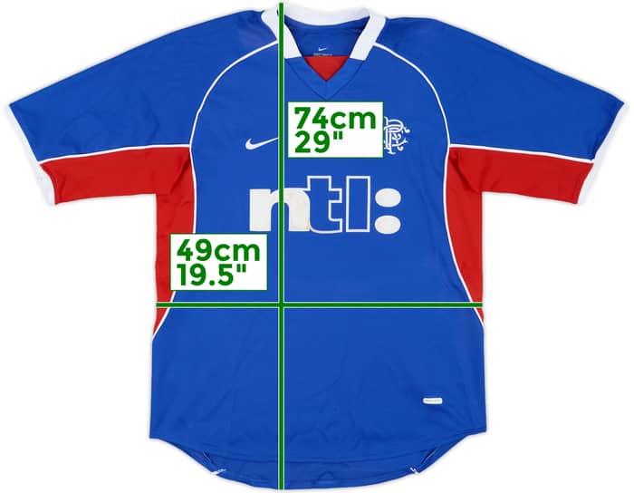 2001-02 Rangers Home Shirt - 6/10 - (S)