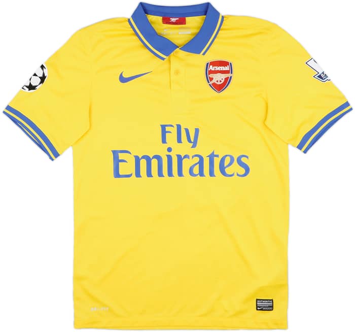 2013-14 Arsenal Away Shirt S. Cazorla #19 - 8/10 - (S)