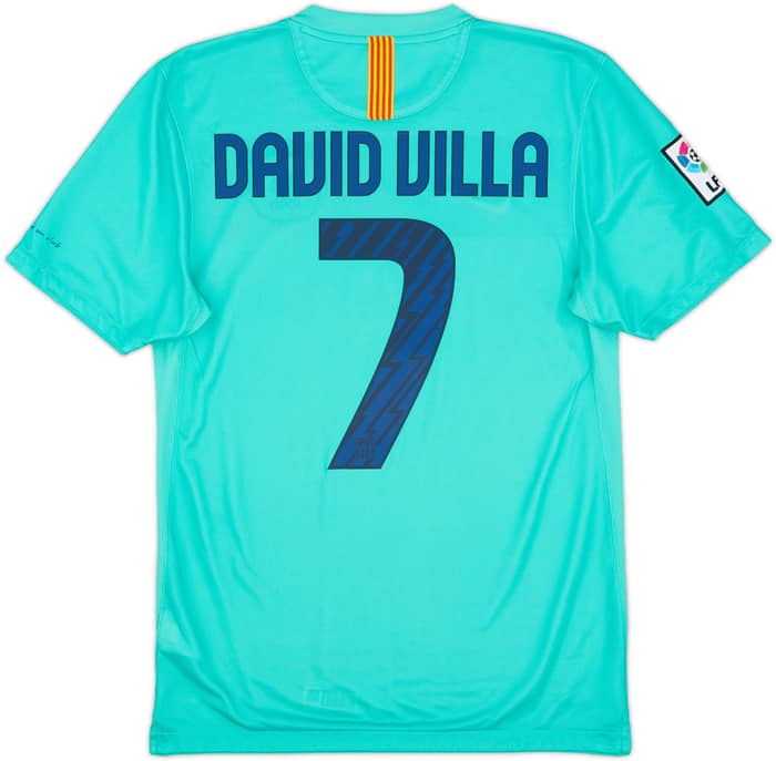 2010-11 Barcelona Away Shirt David Villa #7 - 9/10 - (S)