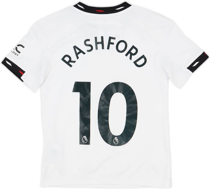 2022-23 Manchester United Away Shirt Rashford #10 - 7/10 - (5-6 Years)
