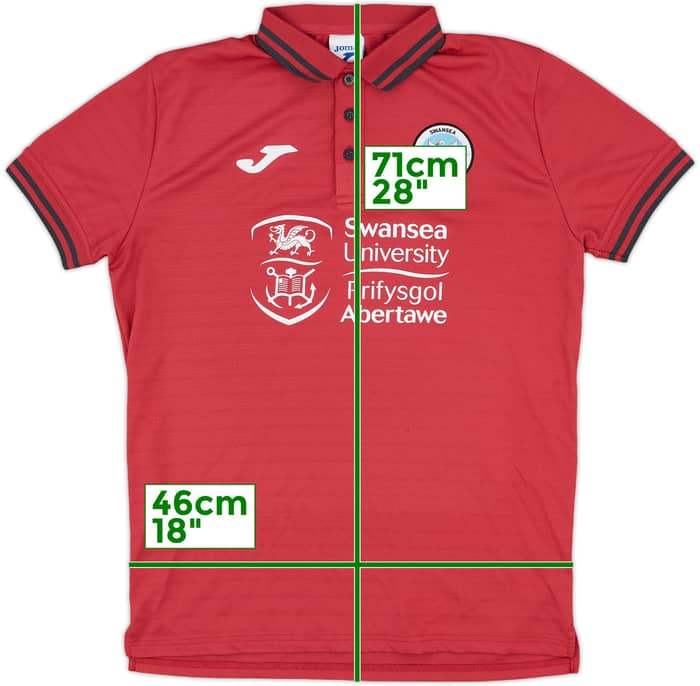 2021-22 Swansea Joma Polo Shirt - 8/10 - (S)