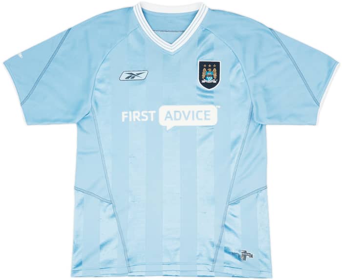 2003-04 Manchester City Home Shirt Anelka #39 - 6/10 - (M)
