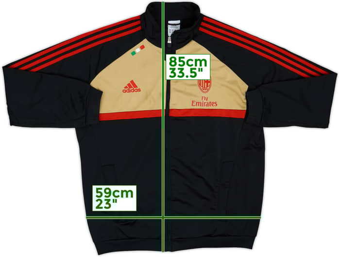 2011-12 AC Milan adidas Track Jacket - 10/10 - (XL)
