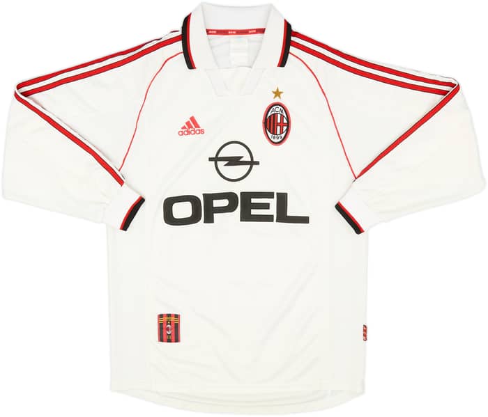 1998-99 AC Milan Away L/S Shirt - 8/10 - (S)