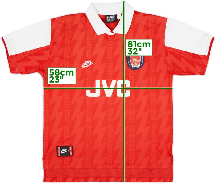 逆輸入 Wright Shirt Home Arsenal 1994-96 #8 (L) - 7/10 - ウェア