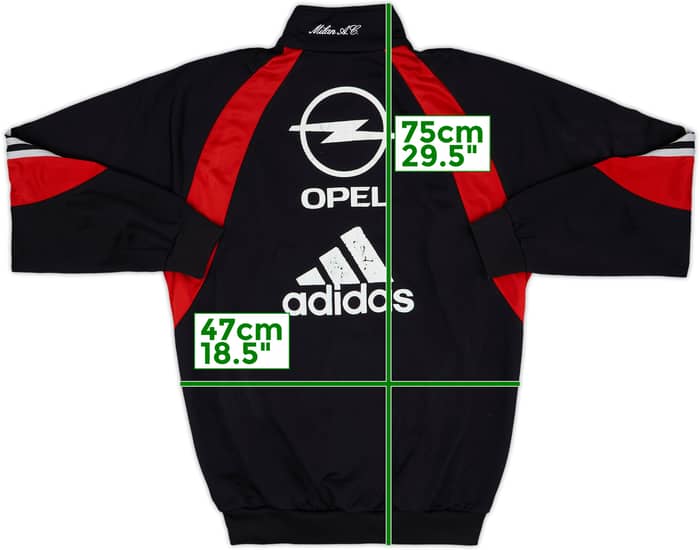 2003-04 AC Milan adidas Track Jacket - 5/10 - (S)